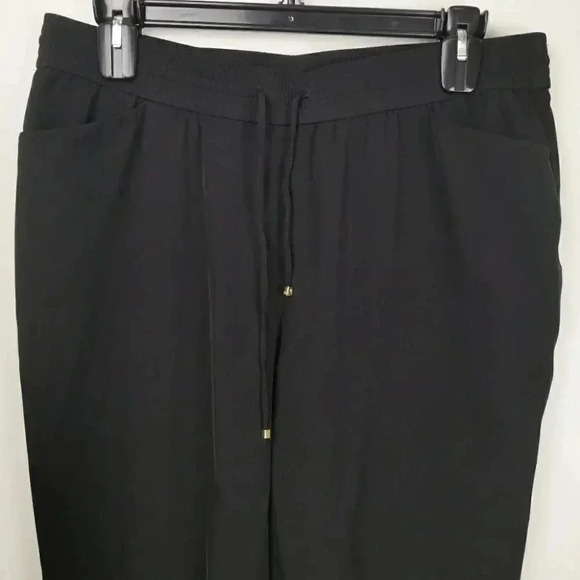 Jones New  York |Stretch Black Tie Waist Ankle Pants sz. 14w - Picture 3 of 8